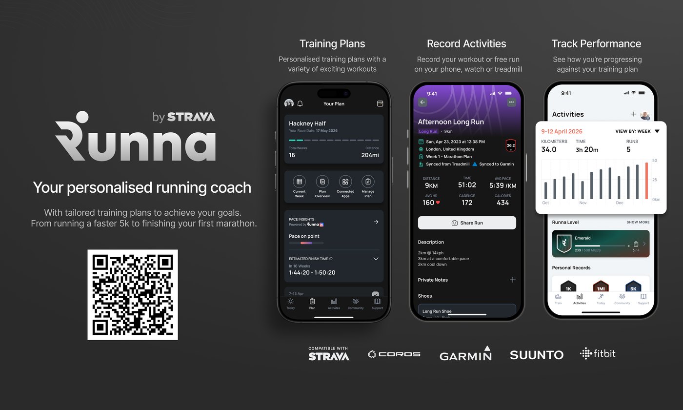 Runna by Strava — your personalised running coach